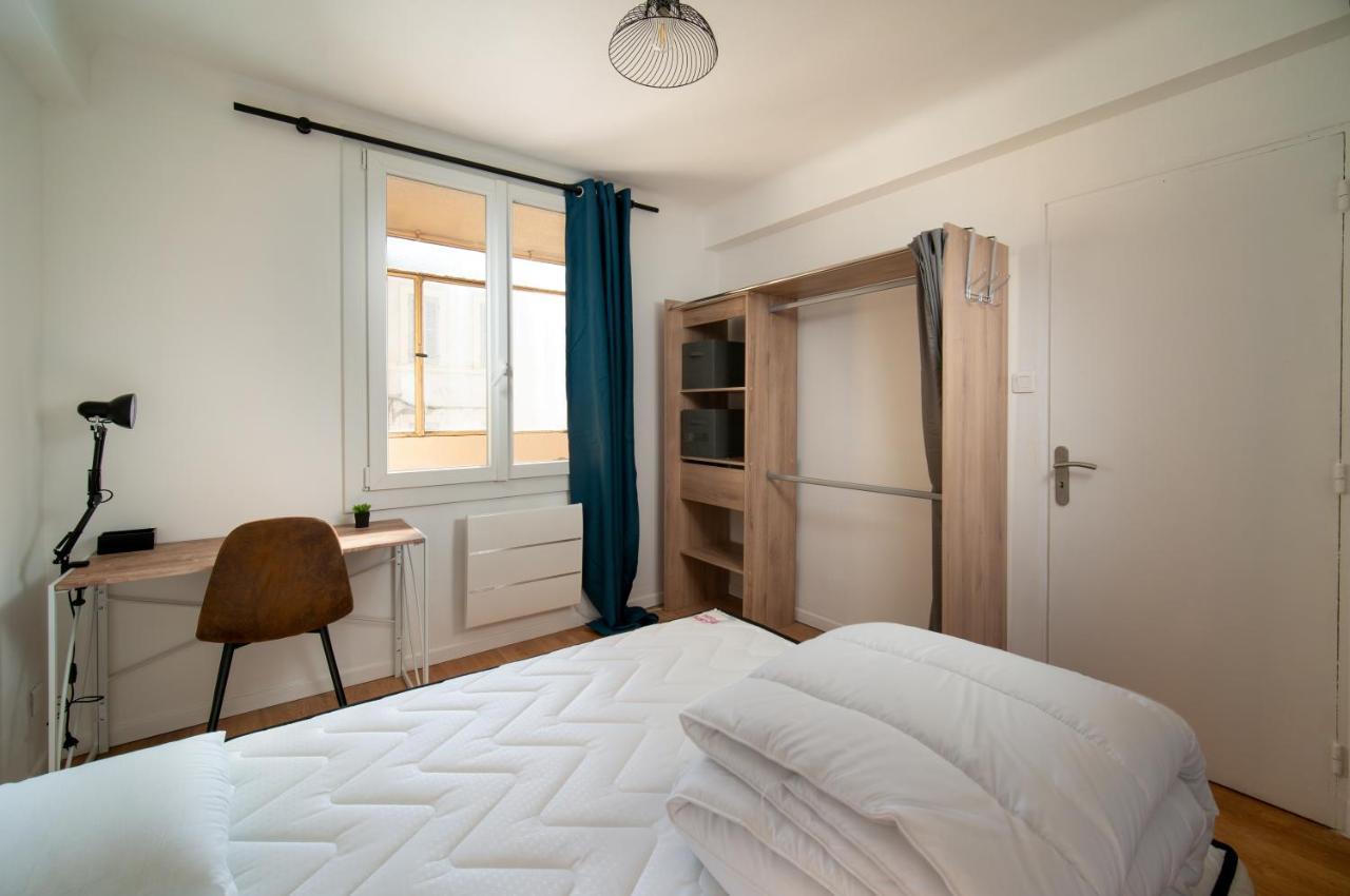 מרסיי Grand Appartement 3 Chambres Avec Clim Et Balcon מראה חיצוני תמונה