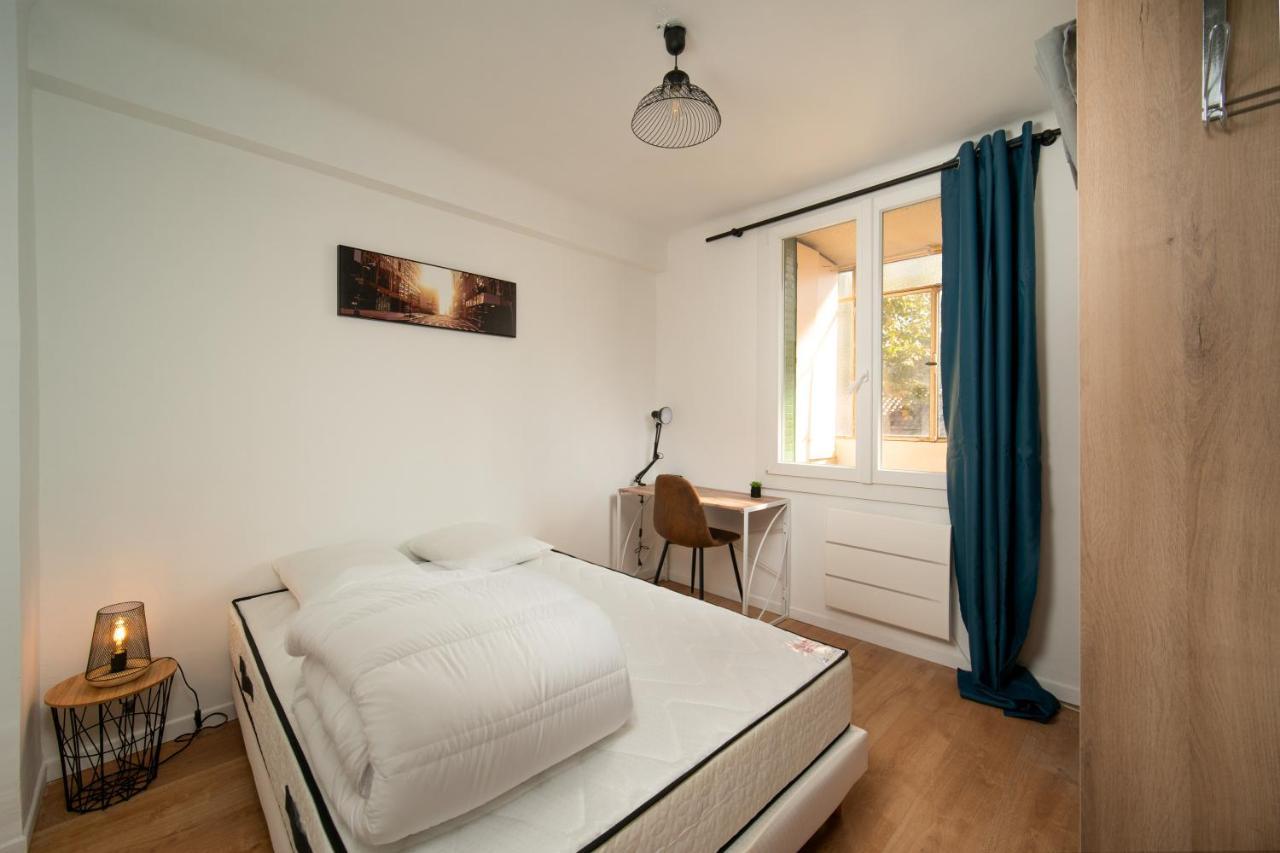מרסיי Grand Appartement 3 Chambres Avec Clim Et Balcon מראה חיצוני תמונה